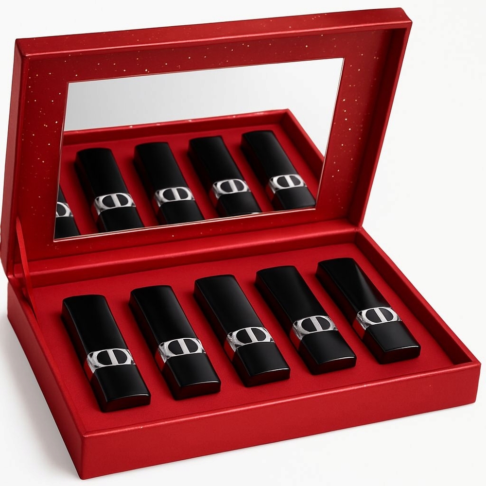 2025 Limited Edition Lunar New Year Mini Red Lipstick Set. Full Inclusion